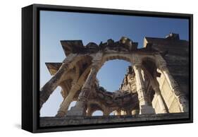 India, Rajasthan, Jodhpur, Mehrangarh Fort, Arched Structure-Dave Bartruff-Framed Stretched Canvas