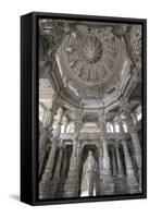 India, Rajasthan, Ranakpur Jain Temple-Michele Falzone-Framed Stretched Canvas