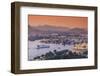 India, Rajasthan, Udaipur, Elevated View of Lake Pichola and Udaipur City-Michele Falzone-Framed Photographic Print