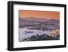 India, Rajasthan, Udaipur, Elevated View of Lake Pichola and Udaipur City-Michele Falzone-Framed Photographic Print