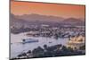 India, Rajasthan, Udaipur, Elevated View of Lake Pichola and Udaipur City-Michele Falzone-Mounted Photographic Print