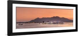 India, Rajasthan, Udaipur, Lake Pichola and Lake Palace-Michele Falzone-Framed Photographic Print