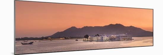 India, Rajasthan, Udaipur, Lake Pichola and Lake Palace-Michele Falzone-Mounted Photographic Print