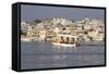 India, Rajasthan, Udaipur. Lake Pichola-Emily Wilson-Framed Stretched Canvas