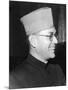 India's Nationalist Leader Subhas Chandra Bose, Who Is Anti-British and Pro-Japanese, During WWII-null-Mounted Photographic Print