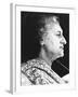 India's Prime Minister Indira Gandhi Speaks to Supporters on June 18, 1975-null-Framed Photo