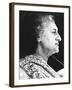 India's Prime Minister Indira Gandhi Speaks to Supporters on June 18, 1975-null-Framed Photo