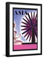 India's Symbolic Wheel-Frank Mcintosh-Framed Art Print