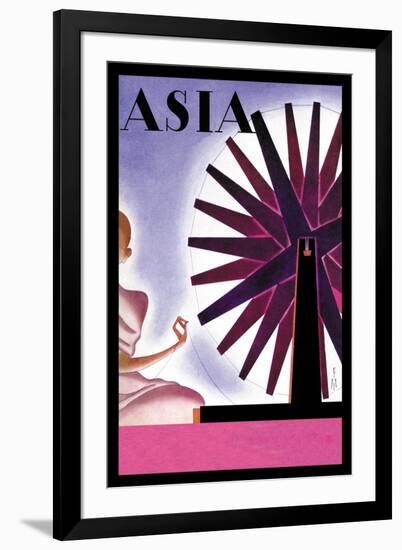 India's Symbolic Wheel-Frank Mcintosh-Framed Art Print