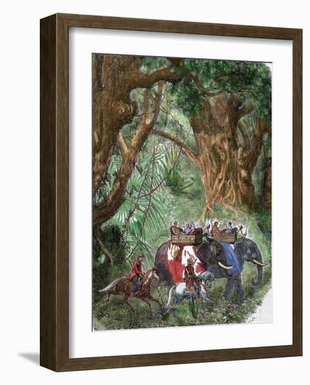 India. Sepoy Rebellion (1857). English Delegation-null-Framed Giclee Print