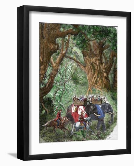 India. Sepoy Rebellion (1857). English Delegation-null-Framed Giclee Print