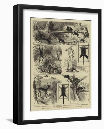 India, Shooting Excursion in Malabar, Madras Presidency-Alfred W. Cooper-Framed Giclee Print