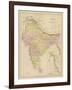 India Showing the Various Presidencies Under British Rule-null-Framed Photographic Print