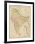 India Showing the Various Presidencies Under British Rule-null-Framed Photographic Print