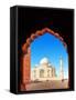 India Taj Mahal. Indian Palace Tajmahal-Banana Republic images-Framed Stretched Canvas