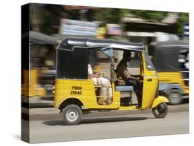 India, Tamil Nadu; Tuk-Tuk (Auto Rickshaw) in Madurai-Will Gray-Stretched Canvas