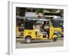 India, Tamil Nadu; Tuk-Tuk (Auto Rickshaw) in Madurai-Will Gray-Framed Photographic Print