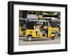 India, Tamil Nadu; Tuk-Tuk (Auto Rickshaw) in Madurai-Will Gray-Framed Photographic Print