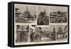 India, Temples and Palaces in Nepaul-null-Framed Stretched Canvas