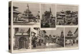 India, Temples and Palaces in Nepaul-null-Stretched Canvas