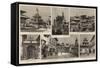 India, Temples and Palaces in Nepaul-null-Framed Stretched Canvas