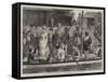India, the Poonah Boat Club, Bringing Down the Boats-Henry Woods-Framed Stretched Canvas