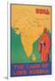 India Travel Poster, Lord Buddha-null-Framed Art Print