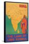 India Travel Poster, Lord Buddha-null-Framed Stretched Canvas