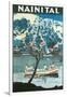 India Travel Poster, Nainital-null-Framed Art Print