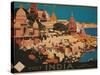 India Travel Poster-null-Stretched Canvas