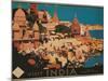 India Travel Poster-null-Mounted Giclee Print