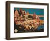 India Travel Poster-null-Framed Giclee Print