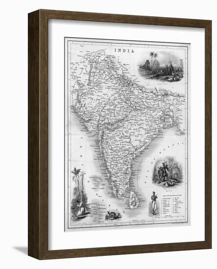 India Under British Rule About the Time of the Mutiny-W. Hughes-Framed Photographic Print
