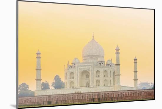 India, Uttar Pradesh, Agra, Taj Mahal in Golden Dawn Light-Alex Robinson-Mounted Photographic Print