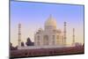 India, Uttar Pradesh, Agra, Taj Mahal in Rosy Dawn Light-Alex Robinson-Mounted Photographic Print