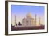 India, Uttar Pradesh, Agra, Taj Mahal in Rosy Dawn Light-Alex Robinson-Framed Photographic Print