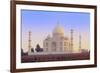 India, Uttar Pradesh, Agra, Taj Mahal in Rosy Dawn Light-Alex Robinson-Framed Photographic Print