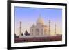 India, Uttar Pradesh, Agra, Taj Mahal in Rosy Dawn Light-Alex Robinson-Framed Photographic Print