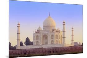 India, Uttar Pradesh, Agra, Taj Mahal in Rosy Dawn Light-Alex Robinson-Mounted Photographic Print