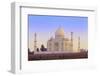 India, Uttar Pradesh, Agra, Taj Mahal in Rosy Dawn Light-Alex Robinson-Framed Photographic Print