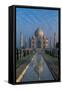 India, Uttar Pradesh, Agra, Taj Mahal Mausoleum-null-Framed Stretched Canvas