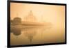 India, Uttar Pradesh, Agra, Taj Mahal (Unesco Site), Yamuna River and Morning Mist-Michele Falzone-Framed Premium Photographic Print