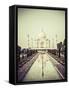 India, Uttar Pradesh, Agra, Taj Mahal (UNESCO Site)-Michele Falzone-Framed Stretched Canvas