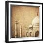 India, Uttar Pradesh, Agra, Taj Mahal (UNESCO Site)-Michele Falzone-Framed Photographic Print