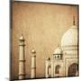 India, Uttar Pradesh, Agra, Taj Mahal (UNESCO Site)-Michele Falzone-Mounted Photographic Print