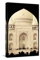 India, Uttar Pradesh, Agra, Taj Mahal (UNESCO site)-Michele Falzone-Stretched Canvas