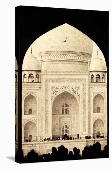 India, Uttar Pradesh, Agra, Taj Mahal (UNESCO site)-Michele Falzone-Stretched Canvas