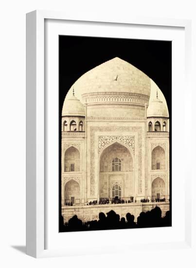 India, Uttar Pradesh, Agra, Taj Mahal (UNESCO site)-Michele Falzone-Framed Photographic Print