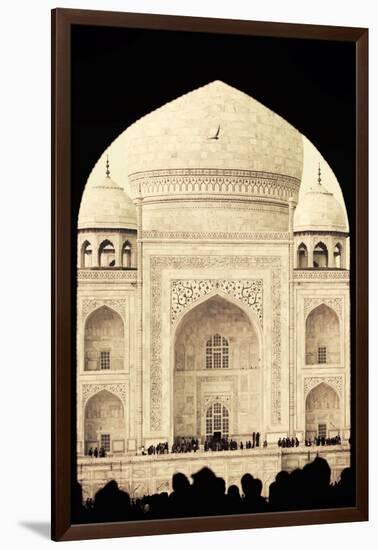 India, Uttar Pradesh, Agra, Taj Mahal (UNESCO site)-Michele Falzone-Framed Photographic Print