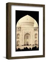 India, Uttar Pradesh, Agra, Taj Mahal (UNESCO site)-Michele Falzone-Framed Photographic Print